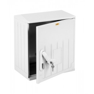 Шкаф электротехнический настенный Elbox EPV IP54 800х600х250 антивандальный двойная распашная дверь полиэстер серый EPV-800.600.250-2-IP54