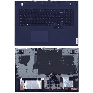 Клавиатура для ноутбука Lenovo Legion 5-17ACH6 топкейс синий