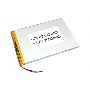 Аккумулятор Li-Pol (батарея) 3*100*140мм 2pin 3.7V/7000mAh