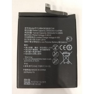 Аккумулятор для телефона Huawei P30, (HB436380ECW), 3650mAh, 3.85V, OEM