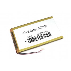 Аккумулятор Li-Pol (батарея) 3*73*130мм 2pin 3.7V/4000mAh