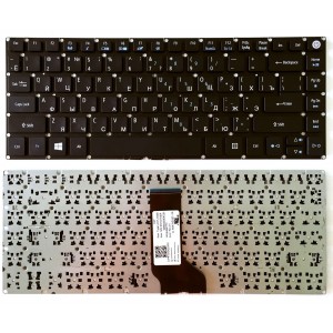 Клавиатура для ноутбука Acer Aspire E5-473, E5-422, E5-474, E5-475, E5-491G, ES1-433, N15C1, ES1-432; Travelmate P248, P249 черная, без рамки