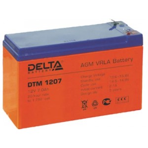 Аккумуляторная батарея Delta DTM 1207 (12V