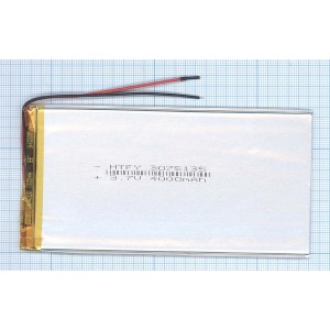 Аккумулятор Li-Pol (батарея) 3*75*135мм2pin 3.7V/4000mAh