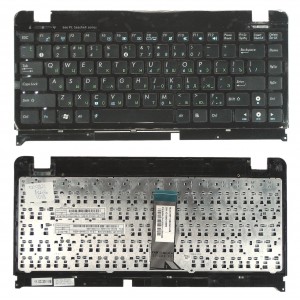 Клавиатура для ноутбука Asus Eee PC 1215 черная с рамкой