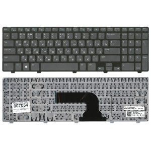 Клавиатура для ноутбука Dell Inspiron 15R 3521 15R 5521 черная