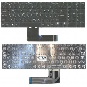 Клавиатура для ноутбука Sony FIT 15 черная с подсветкой