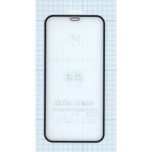 Защитное стекло 5D для Apple iPhone 12 mini черное