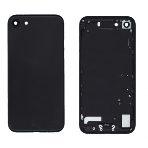Задняя крышка для iPhone 7 (4.7) черная-пречерная
