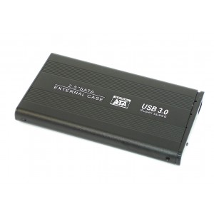 Бокс для жесткого диска 2,5 алюминиевый USB 3.0 DM-2501 черный