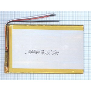 Аккумулятор Li-Pol (батарея) 3*73*130мм 3pin 3.7V/4000mAh