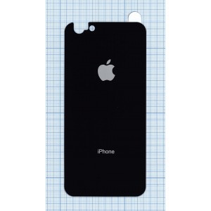 Купить Защитное заднее стекло для iPhone 6/6S черное