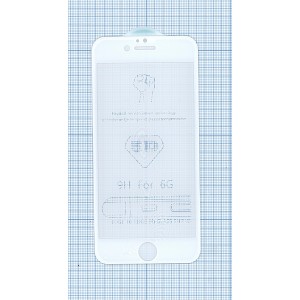 Купить Защитное стекло 5D для Apple iPhone 6/6S белое