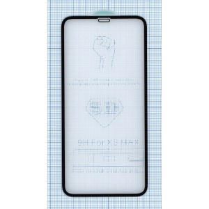 Купить Защитное стекло 5D для Apple iPhone XS Max черное