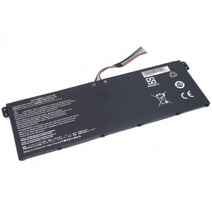 Аккумуляторная батарея для ноутбука Acer Aspire V13 (AC14B8K-4S1P) 15.2V 2200mAh OEM черная