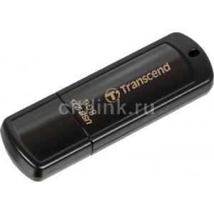Флешка USB 8Гб TRRANSCEND Jetflash 350, черная