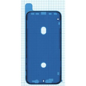 Водозащитная прокладка (проклейка) для iPhone XR черная