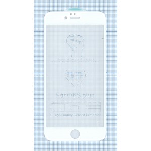 Купить Защитное стекло 5D для iPhone 6/6S Plus белое