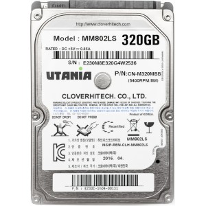 Жесткий диск HDD 2,5 320GB UTANIA MM802LS