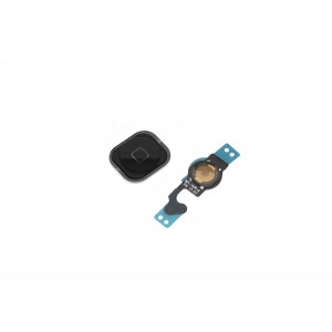Кнопка HOME в сборе с механизмом и шлейфом для iPhone 5 черная