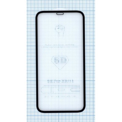 Защитное стекло 4D для Apple iPhone XR черное