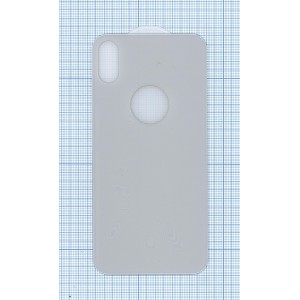 Купить Защитное заднее стекло для iPhone XS белое смартфон