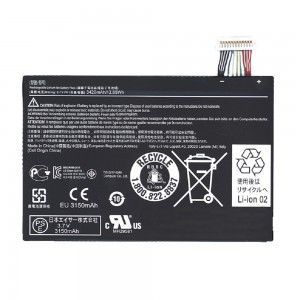 Аккумуляторная батарея для планшета Acer Iconia Tab A110 (BAT-714) 12.65Wh