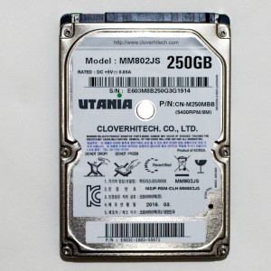 Жесткий диск HDD 2,5 250GB UTANIA MM802JS