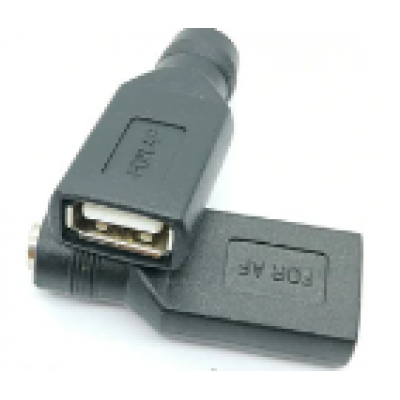 Переходник 5,5х2,5 на USB Type A мама