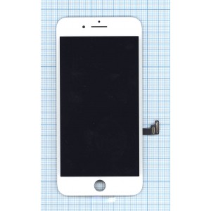 Дисплей для iPhone 8 Plus в сборе с тачскрином (Foxconn) белый