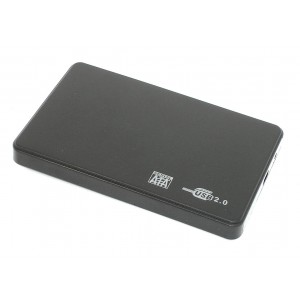 Бокс для жесткого диска 2,5 пластиковый USB 2.0 DM-2508 черный