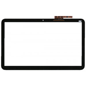 Сенсорное стекло (тачскрин) для HP TouchSmart 15 5386S FPC-1 REV:2 черное