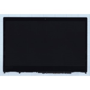 Модуль (матрица + тачскрин) для Lenovo IdeaPad Flex 5 15 черный с рамкой