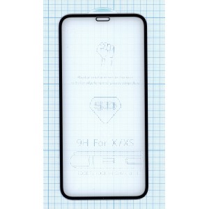Купить Защитное стекло 5D для Apple iPhone X черное смартфон