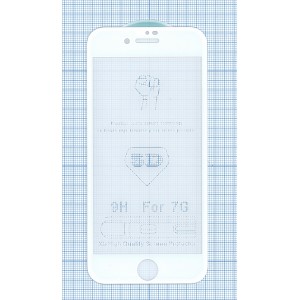 Доставка Защитное стекло 5D для Apple iPhone 7/8 белое