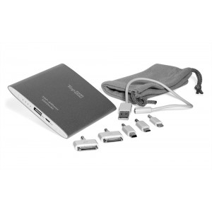 Внешний аккумулятор TopON TOP-AIRmini 3500mAh (13Wh), Lightning, micro-USB, mini-USB, Apple 30pin