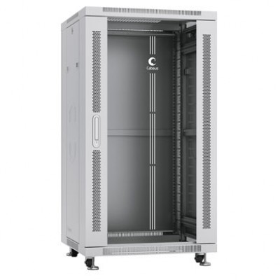 Cabeus SH-05C-22U60/80 Шкаф монтажный телекоммуникационный 19" напольный для распределительного и серверного оборудования 22U 600x800x1166mm (ШхГхВ) п