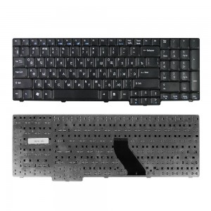 Клавиатура для ноутбука Acer Aspire 9300, 9400, 7000, 5735, 6930G Series. Плоский Enter. Черная, без рамки. PN: NSK-AFC2R.