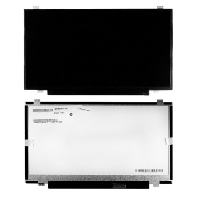 Матрица для ноутбука 14" 1600x900 HD+, 40 pin LVDS, Slim, LED, TN, крепления сверху/снизу (уши), глянцевая. PN: LP140WD2 (TL)(D4).