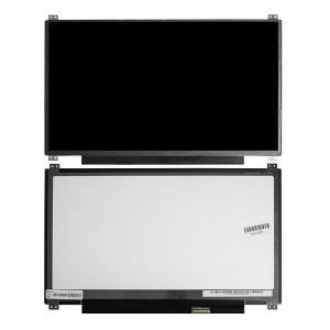 Матрица для ноутбука 13.3 1366х768 WXGA, 30 pin eDP, Slim, LED, TN, крепления сверху/снизу (уши), глянцевая. PN: HB133WX1-402