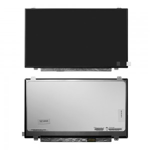 Матрица для ноутбука 14 1920x1080 FHD, 30 pin eDP, Slim, LED, TN, крепления сверху/снизу (уши), глянцевая. PN: B140HTN01.6.