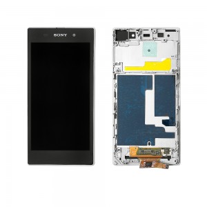 Дисплей, матрица и тачскрин для смартфона Sony Xperia Z1 L39H, 5 1080x1920, A+. Белый.