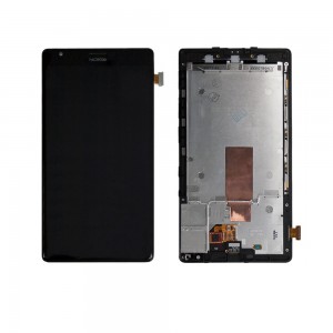 Дисплей, матрица и тачскрин для смартфона Nokia Lumia 1520, 6 1080x1920, A+. Черный.