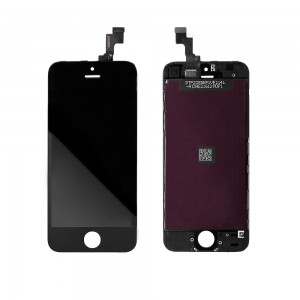 Дисплей, матрица и тачскрин для смартфона Apple iPhone 5S, SE. 4 640x1136, A+. Черный.