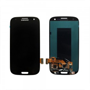 Дисплей, матрица и тачскрин для смартфона Samsung Galaxy S3 Duos GT-i9300i, 4.8 1280x720. Черный.