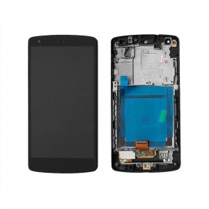 Дисплей, матрица и тачскрин для смартфона Nexus5, 4.95 1080x1920 A+. Черный.