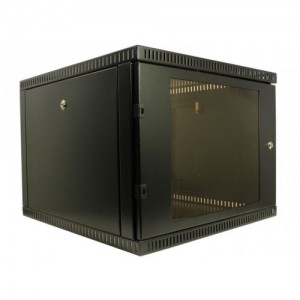 NT WALLBOX 15-66 B Шкаф 19 настенный, черный 15U 600*650, дверь стекло-металл