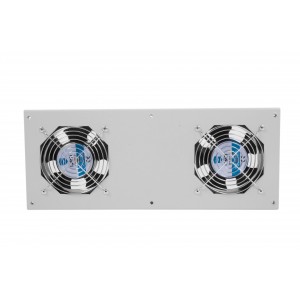 Вентиляторный модуль ЦМО МВ, 250V, 425х170х60 (ШхГхВ), вентиляторов: 2, 43 дБ, для шкафов, цвет: чёрный МВ-400-2Т-9005