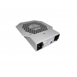Вентиляторный модуль ЦМО МВ, 250V, 42х425х170 мм (ВхШхГ), вентиляторов: 1, для шкафов, цвет: чёрный МВ-400-1Т-9005
